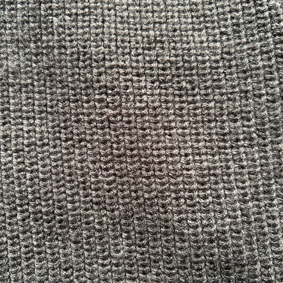 Banana Republic Burgundy Ribbed Turtleneck Sweater Medium Back Slit - Picture 6 of 8